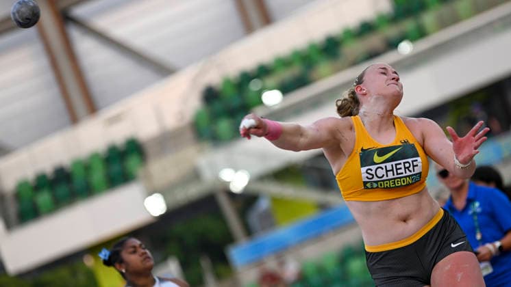 World Athletics U20 Championships Oregon 2026 EUGENE, UNITED STATES OF AMERICA - AUGUST 7, 2026 : Emily Scherf (GER) competing during the World Athletics U20 Championships Oregon 2026 at Hayward Field on August 7, 2026 in Eugene, United States Of America. *** World Athletics U20 Championships Oregon 2026 EUGENE, UNITED STATES OF AMERICA AUGUST 7, 2026 Emily Scherf (GER) competing during the World Athletics U20 Championships Oregon 2026 at Hayward Field on August 7, 2026, in Eugene, United States of America Copyright: xBEAUTIFULxSPORTS DecaxText&Bildx
