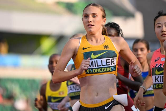 World Athletics U20 Championships Oregon 2026 EUGENE, UNITED STATES OF AMERICA - AUGUST 7, 2026 : Lera Miller (GER) competes during the World Athletics U20 Championships Oregon 2026 at Hayward Field on August 7, 2026 in Eugene, United States Of America. *** World Athletics U20 Championships Oregon 2026 EUGENE, UNITED STATES OF AMERICA AUGUST 7, 2026 Lera Miller (GER) competes during the World Athletics U20 Championships Oregon 2026 at Hayward Field on August 7, 2026, in Eugene, United States of America Copyright: xBEAUTIFULxSPORTS DecaxText&Bildx