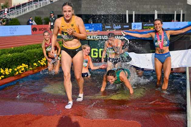 World Athletics U20 Championships Oregon 2026 EUGENE, UNITED STATES OF AMERICA - AUGUST 7, 2026 : Maria Schnemilich (GER) competing in the steeplechase during the World Athletics U20 Championships Oregon 2026 at Hayward Field on August 7, 2026 in Eugene, United States Of America. *** World Athletics U20 Championships Oregon 2026 EUGENE, UNITED STATES OF AMERICA AUGUST 7, 2026 Maria Schnemilich (GER) competing in the steeplechase during the World Athletics U20 Championships Oregon 2026 at Hayward Field on August 7, 2026, in Eugene, United States of America Copyright: xBEAUTIFULxSPORTS DecaxText&Bildx