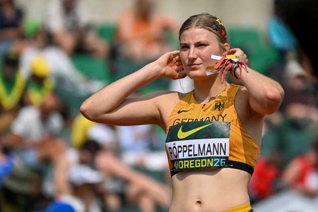 World Athletics U20 Championships Oregon 2026 EUGENE, UNITED STATES OF AMERICA - AUGUST 6, 2026 : Lynn Pöppelmann (GER) competing in the high jump during the World Athletics U20 Championships Oregon 2026 at Hayward Field on August 6, 2026 in Eugene, United States Of America. *** World Athletics U20 Championships, Oregon 2026 EUGENE, UNITED STATES OF AMERICA AUGUST 6, 2026 Lynn Pöppelmann (GER) competing in the high jump during the World Athletics U20 Championships Oregon 2026 at Hayward Field on August 6, 2026, in Eugene, United States of America Copyright: xBEAUTIFULxSPORTS DecaxText&Bildx