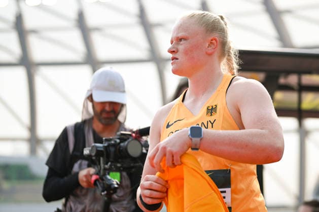 World Athletics U20 Championships Oregon 2026 EUGENE, UNITED STATES OF AMERICA - AUGUST 6, 2026 : Antonia Heberle (GER) competing in the shot put during the World Athletics U20 Championships Oregon 2026 at Hayward Field on August 6, 2026 in Eugene, United States Of America. *** World Athletics U20 Championships Oregon 2026 EUGENE, UNITED STATES OF AMERICA AUGUST 6, 2026 Antonia Heberle (GER) competing in the shot put during the World Athletics U20 Championships Oregon 2026 at Hayward Field on August 6, 2026, in Eugene, United States of America Copyright: xBEAUTIFULxSPORTS DecaxText&Bildx