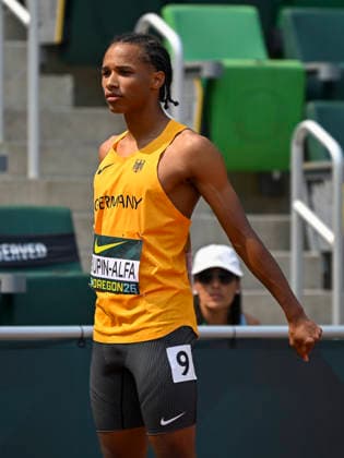 World Athletics U20 Championships Oregon 2026 EUGENE, UNITED STATES OF AMERICA - AUGUST 6, 2026 : Magnus Skupin-Alfa (GER) competing in the 400m hurdles during the World Athletics U20 Championships Oregon 2026 at Hayward Field on August 6, 2026 in Eugene, United States Of America. *** World Athletics U20 Championships Oregon 2026 EUGENE, UNITED STATES OF AMERICA AUGUST 6, 2026 Magnus Skupin Alfa (GER) competing in the 400-meter hurdles during the World Athletics U20 Championships Oregon 2026 at Hayward Field on August 6, 2026, in Eugene, United States of America Copyright: xBEAUTIFULxSPORTS DecaxText&Bildx