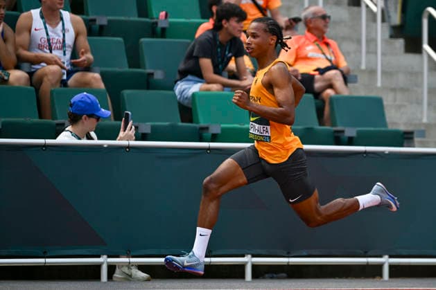 World Athletics U20 Championships Oregon 2026 EUGENE, UNITED STATES OF AMERICA - AUGUST 6, 2026 : Magnus Skupin-Alfa (GER) competing in the 400m hurdles during the World Athletics U20 Championships Oregon 2026 at Hayward Field on August 6, 2026 in Eugene, United States Of America. *** World Athletics U20 Championships Oregon 2026 EUGENE, UNITED STATES OF AMERICA AUGUST 6, 2026 Magnus Skupin Alfa GER competing in the 400-meter hurdles during the World Athletics U20 Championships Oregon 2026 at Hayward Field on August 6, 2026 in Eugene, United States of America Copyright: xBEAUTIFULxSPORTS DecaxText&Bildx