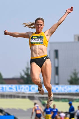 World Athletics U20 Championships Oregon 2026 EUGENE, UNITED STATES OF AMERICA - AUGUST 6, 2026 : Maria Schnemilich (GER) competing in the long jump of the heptathlon during the World Athletics U20 Championships Oregon 2026 at Hayward Field on August 6, 2026 in Eugene, United States Of America. *** World Athletics U20 Championships, Oregon 2026 EUGENE, UNITED STATES OF AMERICA AUGUST 6, 2026 Maria Schnemilich (GER) competing in the long jump event of the heptathlon during the World Athletics U20 Championships Oregon 2026 at Hayward Field on August 6, 2026, in Eugene, United States of America Copyright: xBEAUTIFULxSPORTS DecaxText&Bildx