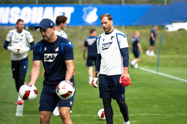 Torwarttraining: hier Oliver Baumann, (TSG Hoffenheim, 01), TSG Hoffenheim, Fussball, Trainingslager, Saison Vorbereitung, Saison 2026 2027, GER, 06.08.2026, Eibner-Pressefoto Andreas Ulmer TSG Hoffenheim, Fussball, Trainingslager, Saison Vorbereitung, Saison 2026 2027, GER, 06.08.2026, *** Goalkeeper training: Oliver Baumann, TSG Hoffenheim, 01, TSG Hoffenheim, soccer, training camp, preseason, 2026–2027 season, GER, August 6, 2026, Eibner Press Photo: Andreas Ulmer, TSG Hoffenheim, soccer, training camp, preseason, 2026–2027 season, GER, August 6, 2026, Copyright: xEibner-Pressefoto AndreasxUlmerx EP_AUR