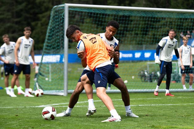 an Tristan Spranger (TSG Hoffenheim, ) kommt man nur schwer vorbei, TSG Hoffenheim, Fussball, Trainingslager, Saison Vorbereitung, Saison 2026 2027, GER, 06.08.2026, Eibner-Pressefoto Andreas Ulmer TSG Hoffenheim, Fussball, Trainingslager, Saison Vorbereitung, Saison 2026 2027, GER, 06.08.2026, *** It s hard to overlook Tristan Spranger of TSG Hoffenheim, TSG Hoffenheim, soccer, training camp, preseason, 2026–2027 season, GER, August 6, 2026, Eibner Press Photo: Andreas Ulmer, TSG Hoffenheim, soccer, training camp, preseason, 2026–2027 season, GER, August 6, 2026, Copyright: xEibner-Pressefoto AndreasxUlmerx EP_AUR