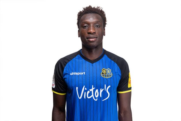 1. FC Saarbruecken 2026 Studio Portraits Abdoulaye Kamara , DFB 3. Liga 2026 2027, 1. FC Saarbruecken, Media Day, 22.07.2026, Foto: Philipp von Ditfurth picture-alliance DFB Saarbruecken Deutschland