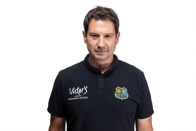 1. FC Saarbruecken 2026 Studio Portraits Cheftrainer Argirios Giannikis , DFB 3. Liga 2026 2027, 1. FC Saarbruecken, Media Day, 22.07.2026, Foto: Philipp von Ditfurth picture-alliance DFB Saarbruecken Deutschland