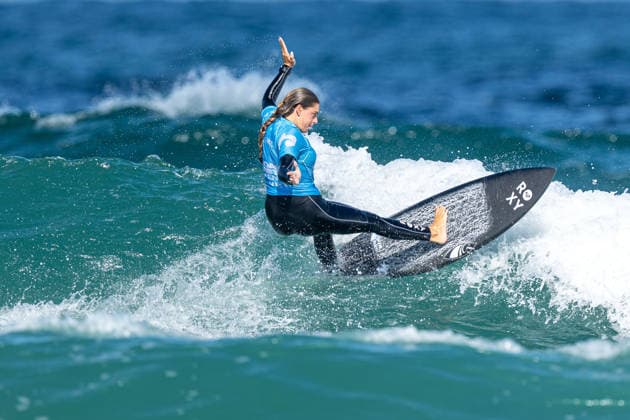 Surfing, Boardmasters 2026, World Surf League Janire Gonzalez Etxabarri (Basque Country) winner of the Yeti Pro WQS4000 during the Boardmasters 2026 surfing championships at Fistral Beach, Newquay, UK on 6 August 2026. Newquay Fistral Beach Hampshire UK Editorial use only , Copyright: xStevexBaileyx PSI-24643-0117