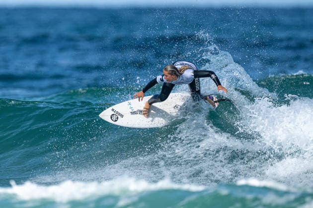 Surfing, Boardmasters 2026, World Surf League Clemence Schorsch (France) during Yeti Pro WQS4000 the Boardmasters 2026 surfing championships at Fistral Beach, Newquay, UK on 6 August 2026. Newquay Fistral Beach Hampshire UK Editorial use only , Copyright: xStevexBaileyx PSI-24643-0128