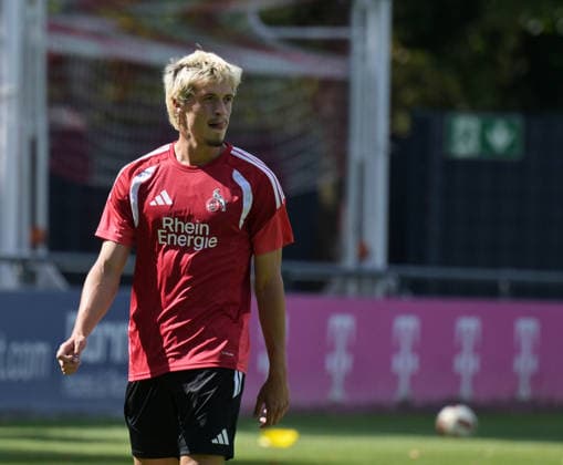 07.08.2026, xophax, Fussball 1.Bundesliga, 1.FC Koeln Training auf Platz 7 am Geissbockheim . Training U21, U 21 . Neuzugang Gil Neves ( 1.FC Köln ) Kitzbühel *** August 7, 2026, xophax, Soccer, Bundesliga 1, 1. FC Köln Training on Field 7 at Geissbockheim; U21 Training; New Signing Gil Neves; 1. FC Köln; Kitzbühel