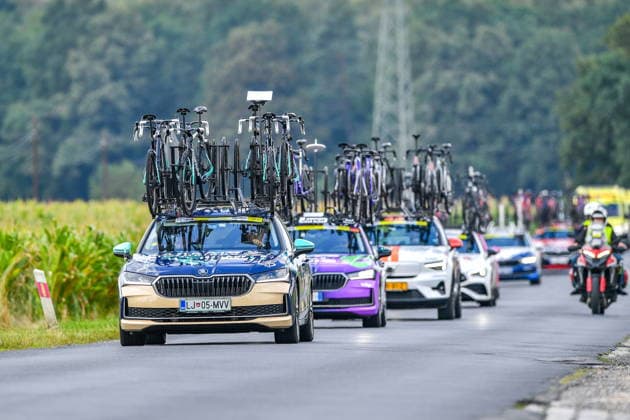 KRAPKOWICE 07.08.2026 5 ETAP WYSCIG KOLARSKI 83. TOUR DE POLOGNE --- TOUR DE POLOGNE CYCLING RACE FIFTH STAGE Etap 5 NZ SAMOCHODY TECHNICZNE TECHNICAL CARS BICYCLES FOT. MIROSLAW SZOZDA 400MM.PL NEWSPIX.PL --- newspix.pl 