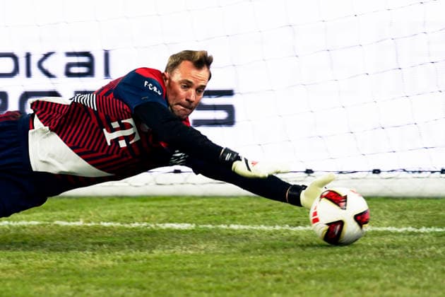 HONGKONG-SOCCER Manuel Neuer of FC Bayern Munich before a match of FC Bayern Munich VS Aston Villa at Kai Tan Stadium during the Audi Football Summit 2026 in Hong Kong, August 7, 2026. NEXPHER Vernon Yuen HONG KONG