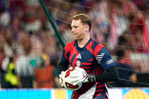 HONGKONG-SOCCER Manuel Neuer of FC Bayern Munich before a match of FC Bayern Munich VS Aston Villa at Kai Tan Stadium during the Audi Football Summit 2026 in Hong Kong, August 7, 2026. NEXPHER Vernon Yuen HONG KONG