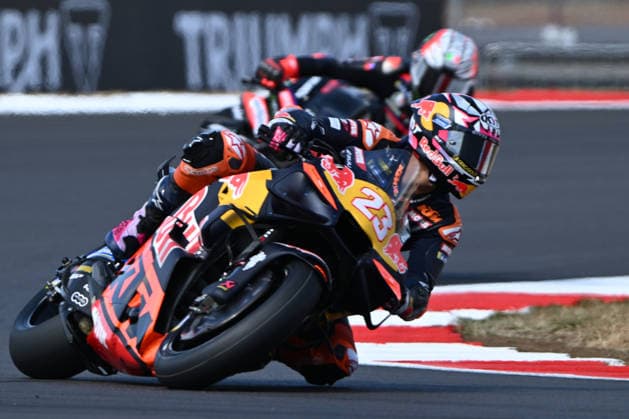 RECORD DATE NOT STATED 7th August 2026; Silverstone Circuit, Northamptonshire, England; 2026 MotoGP Grand Prix of Great Britain, Free Practice Day; Enea Bastianini of Red Bull KTM Tech3 during the MotoGP Free Practice 1 SimonxWest