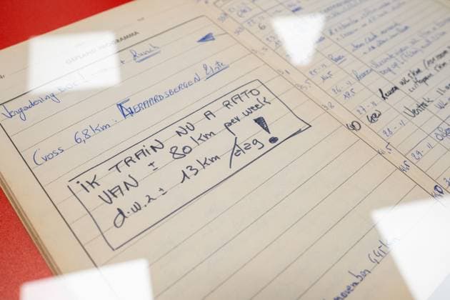 the preview of the exhibition from Ivo to Mondo on the history of the Memorial and life of Ivo Van Damme, on Friday 7 August 2026, in Brussels. The 50th edition of the Allianz Memorial Van Damme athletics meeting takes place on 4 and 5 September 2026. MARIUS BURGELMAN MariusxBurgelman  x182895798x