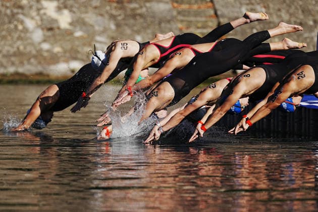 Women s 3km Knockout Sprint,at the European Aquatics Championships Paris 2026, Paris, August 07, 2026 .  Copyright: xGianxMattiaxD Alberto LaPressex