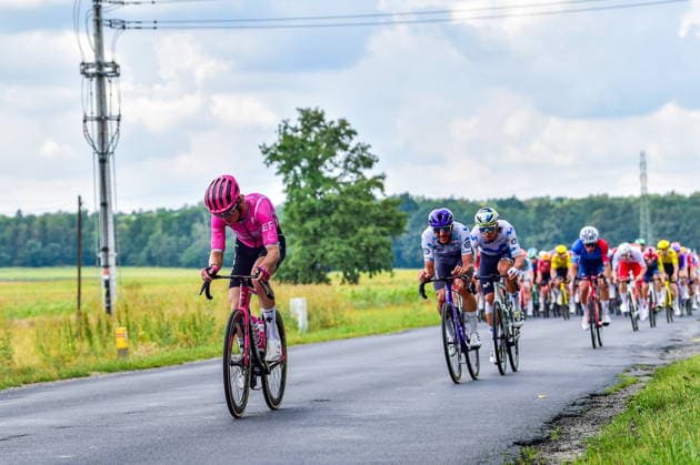 KRAPKOWICE 07.08.2026 5 ETAP WYSCIG KOLARSKI 83. TOUR DE POLOGNE --- TOUR DE POLOGNE CYCLING RACE FIFTH STAGE Etap 5 NZ COLBY SIMMONS FOT. MIROSLAW SZOZDA 400MM.PL NEWSPIX.PL --- newspix.pl 