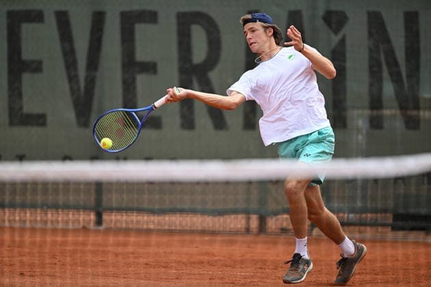 Niels McDonald GER 07.08.2026 ¢ Tennis ¢ 1. Bundesliga Herren, TC Bredeney vs TK GW Mannheim, Tennis Club Bredeney, Essen, NRW Germany *** Niels McDonald GER 07 08 2026 ¢ Tennis ¢ Men s 1st Bundesliga, TC Bredeney vs. TK GW Mannheim, Tennis Club Bredeney, Essen, North Rhine-Westphalia, Germany Copyright: xpepphotox xHorstxMauelshagenx pep00321, pep_20260807_hm_394079
