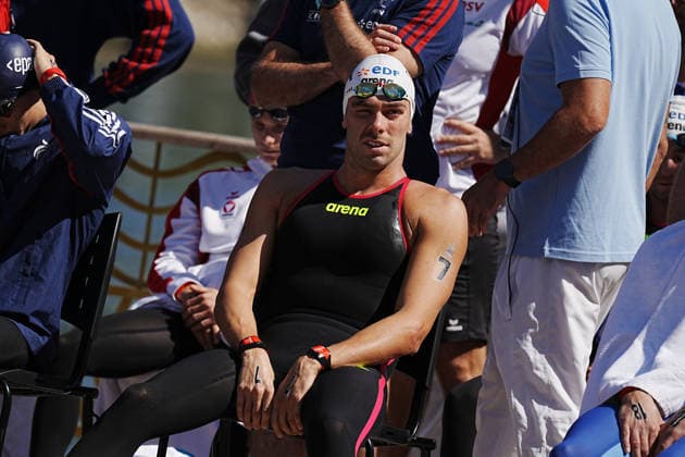 Men s 3km Knockout Sprint, Gregorio Paltrinieri from Italy at the European Aquatics Championships Paris 2026, Paris, August 07, 2026 .  Copyright: xGianxMattiaxD Alberto LaPressex