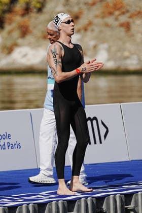 Men s 3km Knockout Sprint, Florian Wellbrock from Germany at the European Aquatics Championships Paris 2026, Paris, August 07, 2026 .  Copyright: xGianxMattiaxD Alberto LaPressex
