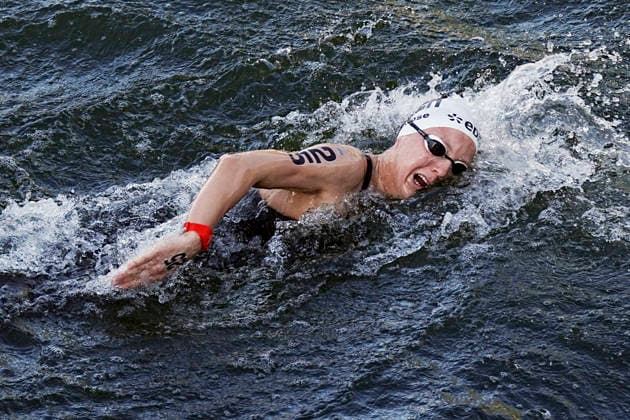 GOSE Isabel Team GER Europameisterin Sprint Schwimm Europameisterschaften 2026 in Paris Gose Isabel Europameisterin ueber Knockout Sprint Open Water in der Seine am 07.08.2026 in Paris *** Isabel Gose, Team GER, European Sprint Champion at the 2026 European Swimming Championships in Paris; Isabel Gose, European Champion in the Knockout Sprint Open Water event on the Seine on August 7, 2026, in Paris Copyright: xLacixPerenyix