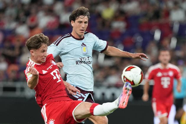 Audi Football Summit 2026: FC Bayern Munich VS Aston Villa Pau Torres of Aston Villa during a match of FC Bayern Munich VS Aston Villa at Kai Tan Stadium during the Audi Football Summit 2026 on August 7, 2026 in Hong Kong. (Photo by Ellan Mad Nexpher Images) Hong Kong