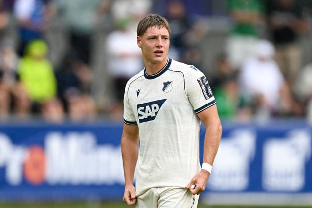 SOCCER - Hoffenheim vs Gladbach, test match SCHWAZ,AUSTRIA,07.AUG.26 - SOCCER - 1. DFL, 1. Deutsche Bundesliga, TSG Hoffenheim vs Borussia Mönchengladbach, test match. Image shows Alexander Prass (Hoffenheim).  GEPAxpictures xDanielxSchoenherr