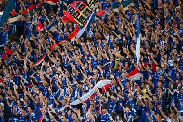 F Yokohama F.Marinos fans, AUGUST 7, 2026 - Football Soccer : 2026-27 J1 League match between Yokohama F.Marinos 3-4 Kashima Antlers at MUFG STADIUM (National Stadium) in Tokyo, Japan.  aflo_340292751 KenjiroxMatsuox