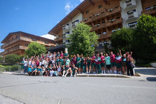 07.08.2026, GER, Fussball, Herren, FC Augsburg, Bundesliga, Trainingslager, Achensee, FCA, Achenkirch *** August 7, 2026, GER, Soccer, Men s, FC Augsburg, Bundesliga, Training Camp, Achensee, FCA, Achenkirch