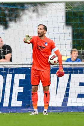 SOCCER - Hoffenheim vs Gladbach, test match SCHWAZ,AUSTRIA,07.AUG.26 - SOCCER - 1. DFL, 1. Deutsche Bundesliga, TSG Hoffenheim vs Borussia Mönchengladbach, test match. Image shows Oliver Baumann (Hoffenheim).  GEPAxpictures xDanielxSchoenherr
