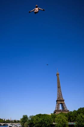 260807 Sebas van Baarsen of Netherlands competes in men™s high diving 20m platform round 1 during day eight of the 2026 European Aquatics Championships on August 7, 2026 in Paris. Photo: Joel Marklund BILDBYRAN kod JM JM0834 bbeng simhopp diving high diving höga hopp 2026 european aquatics championships em *** August 7, 2026: Sebas van Baarsen of the Netherlands competes in the men’s 20-meter platform high diving Round 1 during Day 8 of the 2026 European Aquatics Championships on August 7, 2026 in Paris. Photo by Joel Marklund. BILDBYRAN code JM JM0834 bbeng diving high diving 2026 European Aquatics Championships EM  Copyright: JOELxMARKLUND BB260807JM040