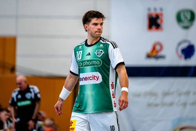 07.08.2026, xdobgx, Handball Heide-Cup 2026, TSV Hannover-Burgdorf - Mors Thy Handball v.l. Renars UÅ¡Äins (TSV Hannover-Burgdorf, 10) Portrait, Portraet, Einzelbild *** August 7, 2026, xdobgx, 2026 Heide Cup Handball Tournament, TSV Hannover Burgdorf vs. Mors Thy Handball v l Renars Uöins TSV Hannover Burgdorf, 10 Portrait, Portrait, Single Image