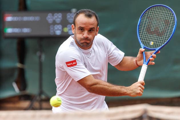 Philipp Pavlenko (TC Grün Weiss Nikolassee), 2. Bundesliga Herren: LTTC Rot Weiß Berlin vs. TC Grün Weiss Nikolassee. Berlin, 7.08.2026 im Steffi -Graf-Stadion beim LTTC Rot Weiß Berlin. 2. Bundesliga Herren: LTTC Rot Weiß Berlin vs. TC Grün Weiss Nikolassee *** Philipp Pavlenko, TC Grün Weiss Nikolassee, 2nd Bundesliga Men s Division: LTTC Rot Weiß Berlin vs. TC Grün Weiss Nikolassee, Berlin, August 7, 2026, at Steffi Graf Stadium, hosted by LTTC Rot Weiß Berlin, 2nd Bundesliga Men s Division: LTTC Rot Weiß Berlin vs. TC Grün Weiss Nikolassee