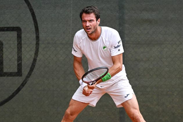 Pedro Martinez Portero ESP 07.08.2026 ¢ Tennis ¢ 1. Bundesliga Herren, TC Bredeney vs TK GW Mannheim, Tennis Club Bredeney, Essen, NRW Germany *** Pedro Martinez, Goalkeeper, ESP, August 7, 2026, ¢ Tennis ¢ Men s 1st Bundesliga, TC Bredeney vs. TK GW Mannheim, Tennis Club Bredeney, Essen, North Rhine-Westphalia, Germany Copyright: xpepphotox xHorstxMauelshagenx pep00321, pep_20260807_hm_394253