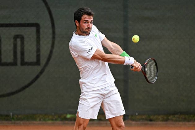 Pedro Martinez Portero ESP 07.08.2026 ¢ Tennis ¢ 1. Bundesliga Herren, TC Bredeney vs TK GW Mannheim, Tennis Club Bredeney, Essen, NRW Germany *** Pedro Martinez, Goalkeeper, ESP, August 7, 2026, ¢ Tennis ¢ Men s Bundesliga 1, TC Bredeney vs. TK GW Mannheim, Tennis Club Bredeney, Essen, North Rhine-Westphalia, Germany Copyright: xpepphotox xHorstxMauelshagenx pep00321, pep_20260807_hm_394255