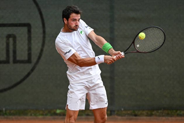 Pedro Martinez Portero ESP 07.08.2026 ¢ Tennis ¢ 1. Bundesliga Herren, TC Bredeney vs TK GW Mannheim, Tennis Club Bredeney, Essen, NRW Germany *** Pedro Martinez, Goalkeeper, ESP, August 7, 2026, ¢ Tennis ¢ Men s Bundesliga 1, TC Bredeney vs. TK GW Mannheim, Tennis Club Bredeney, Essen, North Rhine-Westphalia, Germany Copyright: xpepphotox xHorstxMauelshagenx pep00321, pep_20260807_hm_394256