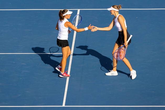 WARSZAWA 07.08.2026 TURNIEJ WTA, Tennis Damen 125 WARSAW T-MOBILE POLISH OPEN - DEBEL FINAL--- TENNIS TOURNAMENT WTA 125 WARSAW T-MOBILE POLISH OPEN - DOUBLE FINAL MATCH ALICJA ROSOLSKA MARTYNA KUBKA FOT. ANNA KLEPACZKO FOTOPYK NEWSPIX.PL --- newspix.pl 