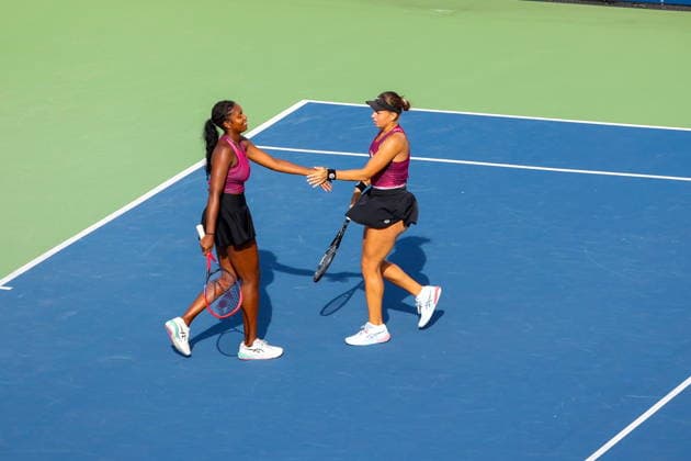WARSZAWA 07.08.2026 TURNIEJ WTA, Tennis Damen 125 WARSAW T-MOBILE POLISH OPEN - DEBEL FINAL--- TENNIS TOURNAMENT WTA 125 WARSAW T-MOBILE POLISH OPEN - DOUBLE FINAL MATCH ALANA SMITH WERONIKA FALKOWSKA FOT. ANNA KLEPACZKO FOTOPYK NEWSPIX.PL --- newspix.pl 