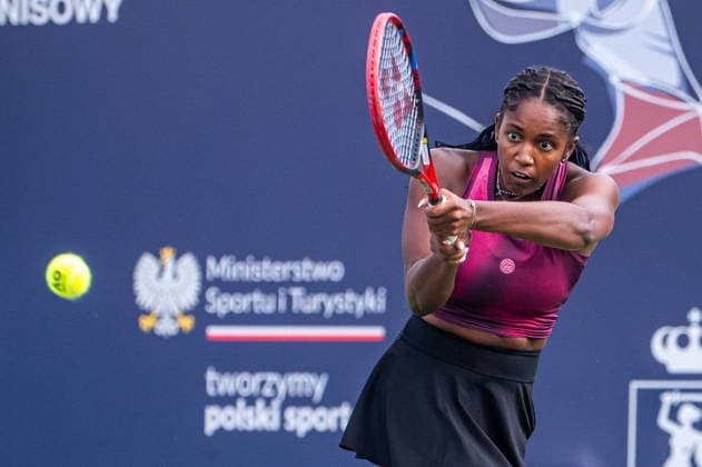 Warszawa 07.08.2026. Tennis. WTA, Tennis Damen 125 Warsaw T-Mobile Polish Open, day 6, Warsaw, Poland --- Tenis. Turniej WTA 125 Warsaw T-Mobile Polish Open, dzien 6, Warszawa Persons shown : Alana Smith Fot. Kai Taller Arena Akcji NEWSPIX.PL --- newspix.pl 