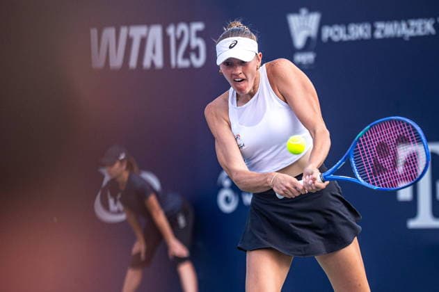 Warszawa 07.08.2026. Tennis. WTA, Tennis Damen 125 Warsaw T-Mobile Polish Open, day 6, Warsaw, Poland --- Tenis. Turniej WTA 125 Warsaw T-Mobile Polish Open, dzien 6, Warszawa Persons shown : Martyna Kubka Fot. Kai Taller Arena Akcji NEWSPIX.PL --- newspix.pl 