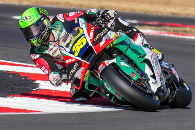 Cal Crutchlow (Great Britain) of the Castrol Honda LCR Team ( 35) during Practice at Round 12 of the 2026 Qatar Airways Grand Prix of Great Britain at Silverstone Circuit, Towcester, England on the 7 August 2026.  Copyright: xDavidxHornx PMI-7310-0052