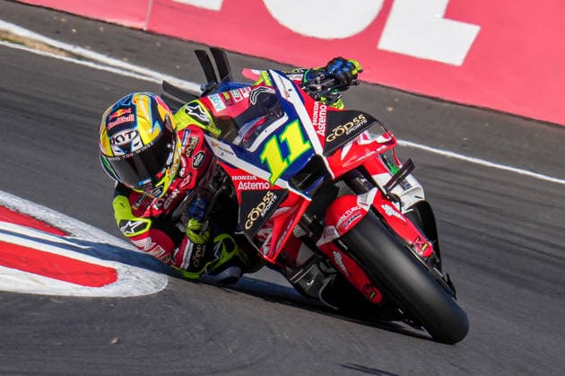 Diogo Moreira (Brazil) of the Pro Honda LCR ( 11) during Practice at Round 12 of the 2026 Qatar Airways Grand Prix of Great Britain at Silverstone Circuit, Towcester, England on the 7 August 2026.  Copyright: xDavidxHornx PMI-7310-0071