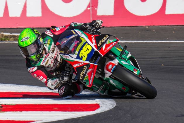 Cal Crutchlow (Great Britain) of the Castrol Honda LCR Team ( 35) during Practice at Round 12 of the 2026 Qatar Airways Grand Prix of Great Britain at Silverstone Circuit, Towcester, England on the 7 August 2026.  Copyright: xDavidxHornx PMI-7310-0077