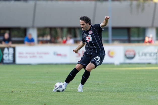 David Bauer (29, TSV Landsberg) beim Spiel zwischen TSV Landsberg v FV Illertissen 1921, Fussball, Herren, Regionalliga Bayern, 2026 2027, 3.Spieltag am 07.08.2026 in Landsberg am Lech, Sportpark. Bayern Deutschland *** David Bauer, 29, TSV Landsberg, during the match between TSV Landsberg and FV Illertissen 1921, soccer, men s, Bavarian Regional League, 2026–2027, Matchday 3 on August 7, 2026, in Landsberg am Lech, Sportpark, Bavaria, Germany