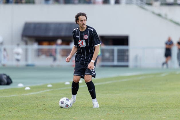 David Bauer (29, TSV Landsberg) beim Spiel zwischen TSV Landsberg v FV Illertissen 1921, Fussball, Herren, Regionalliga Bayern, 2026 2027, 3.Spieltag am 07.08.2026 in Landsberg am Lech, Sportpark. Bayern Deutschland *** David Bauer, 29, TSV Landsberg, during the match between TSV Landsberg and FV Illertissen 1921, soccer, men s, Bavarian Regional League, 2026–2027, Matchday 3 on August 7, 2026, in Landsberg am Lech, Sportpark, Bavaria, Germany