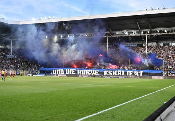 2. Liga; SV Waldhof Mannheim - Fortuna Düsseldorf; 07.08.2026 MANNHEIM, GERMANY - 07. AUGUST: im Bild die Choreographie der Hausherren zu Spielbeginn Choreo Ultras vor dem Match der 3. Liga zwischen dem SV Waldhof Mannheim und Fortuna Düsseldorf am 1. Spieltag im Carl-Benz Stadion *** 2nd Division: SV Waldhof Mannheim vs. Fortuna Düsseldorf, August 7, 2026, MANNHEIM, GERMANY, August 7. Pictured: the home team’s choreography at the start of the game. Ultras’ choreography before the 3. Liga match between SV Waldhof Mannheim and Fortuna Düsseldorf on Matchday 1 at the Carl Benz Stadium Copyright: xBEAUTIFULxSPORTS Goldbergx