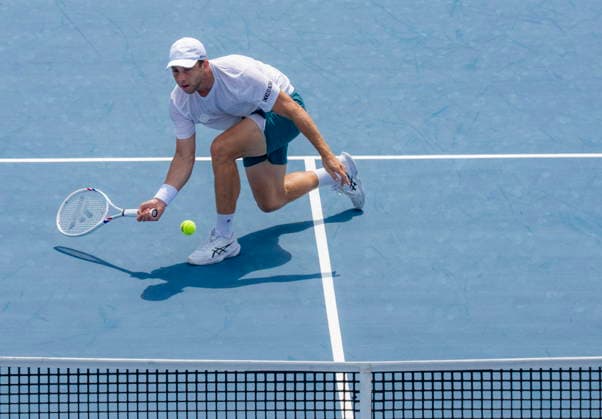 August 7, 2026, Montreal, Pq, Canada: Tallon Griekspoor of the Netherlands hits a return to Matteo Arnaldi of Italy during third round tennis action at the National Bank Open in Montreal on Friday, Aug. 7, 2026. Canada News - August 7, 2026  - ZUMAc35_ 20260807_zaf_c35_010 Copyright: xChristinnexMuschix