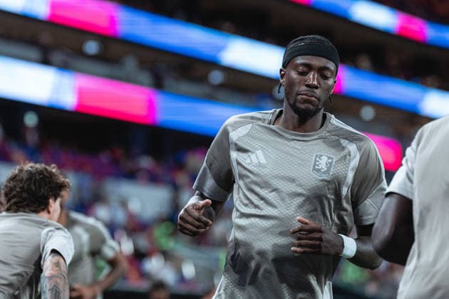 August 7, 2026, Hong Kong, China: TAMMY ABRAHAM 18 of Aston Villa in action during Audi Football Summit 2026 Between FC Bayern Munich and Aston Villa at Kai Tak Stadium in Hong Kong on August 7, 2026. Hong Kong China - ZUMAn333 20260807_znp_n333_032 Copyright: xKaxLokxNgx