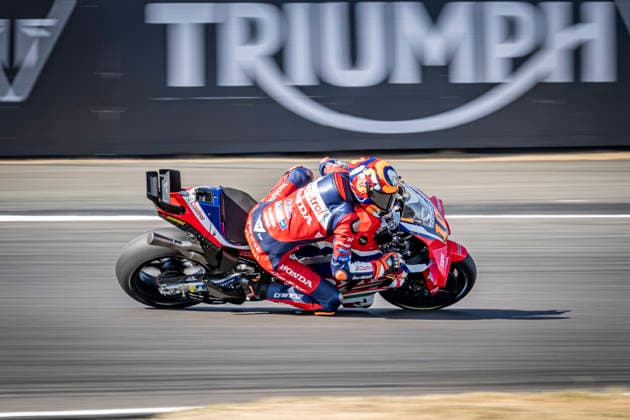 RECORD DATE NOT STATED 7th August 2026; Silverstone Circuit, Northamptonshire, England; 2026 MotoGP Grand Prix of Great Britain, Free Practice Day; Luca Marini of the Honda HRC Castrol Team during free practice 2 GodfreyxPitt